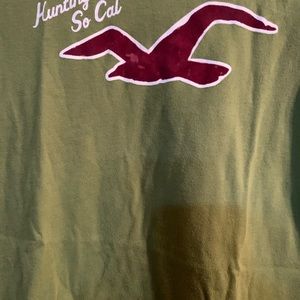Hollister green shirt
